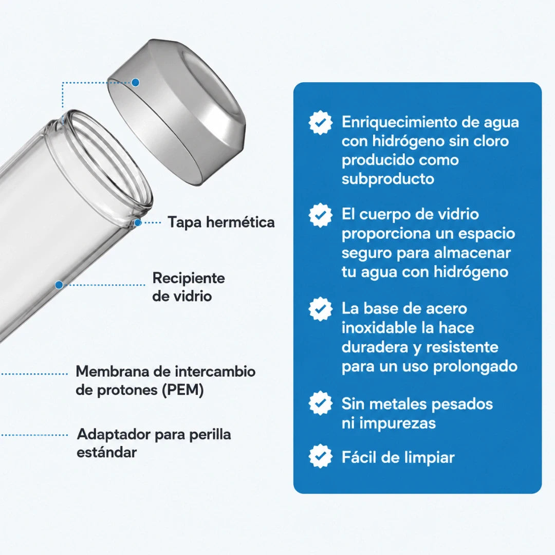 Botella de Agua Hidrogenada